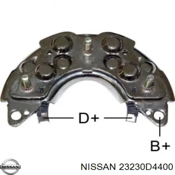 Міст доданий генератора Nissan/Infiniti 23230D4400 ціна, від 17.57 USD
