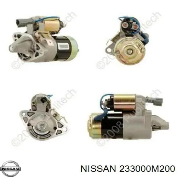 Стартер Nissan/Infiniti 233000M200 ціна, від 82.60 USD