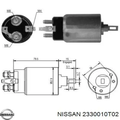 Стартер 2330010T02 Nissan