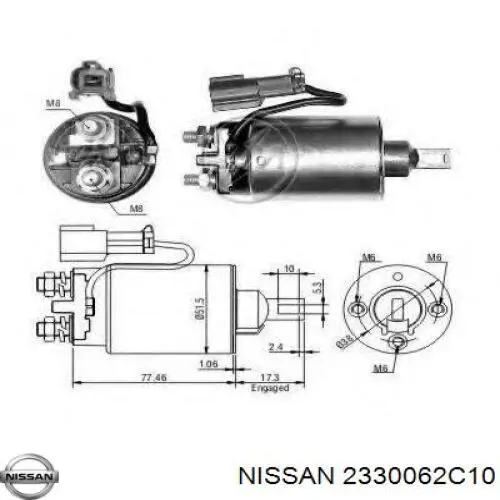 Купити 2330062C10 Nissan/Infiniti Стартер