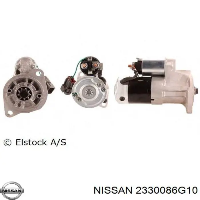 Стартер Nissan/Infiniti 2330086G10 ціна, від 110.36 USD