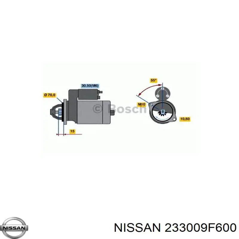 Купити 233009F600 Nissan/Infiniti Стартер