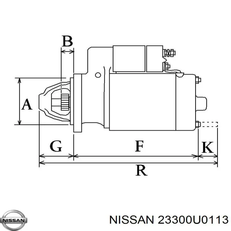 Стартер M003T10672 Mitsubishi