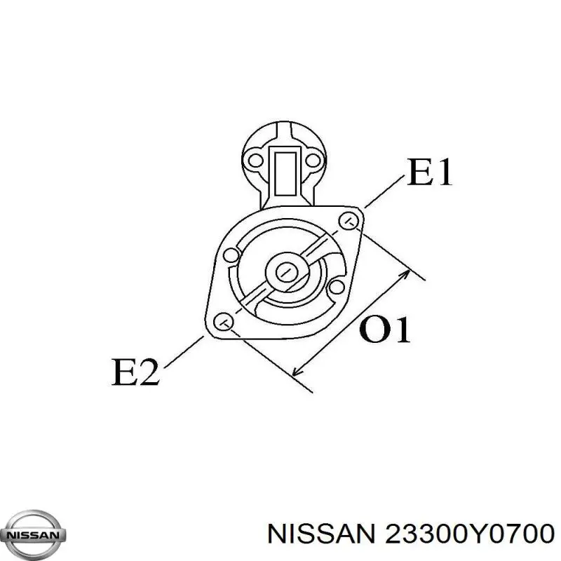 23300Y0700 Nissan/Infiniti Стартер двигуна