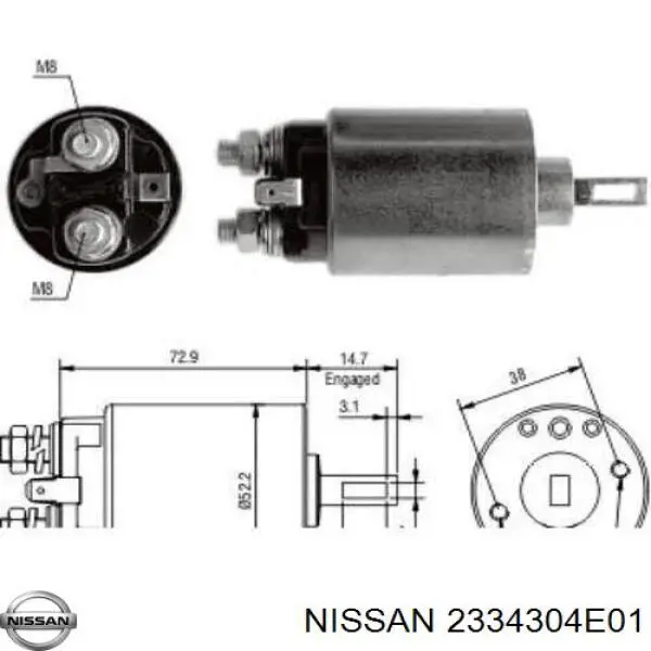 ZM682 ZM Тягове реле стартера