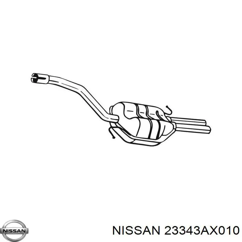 23343AX010 Nissan реле втягує стартера