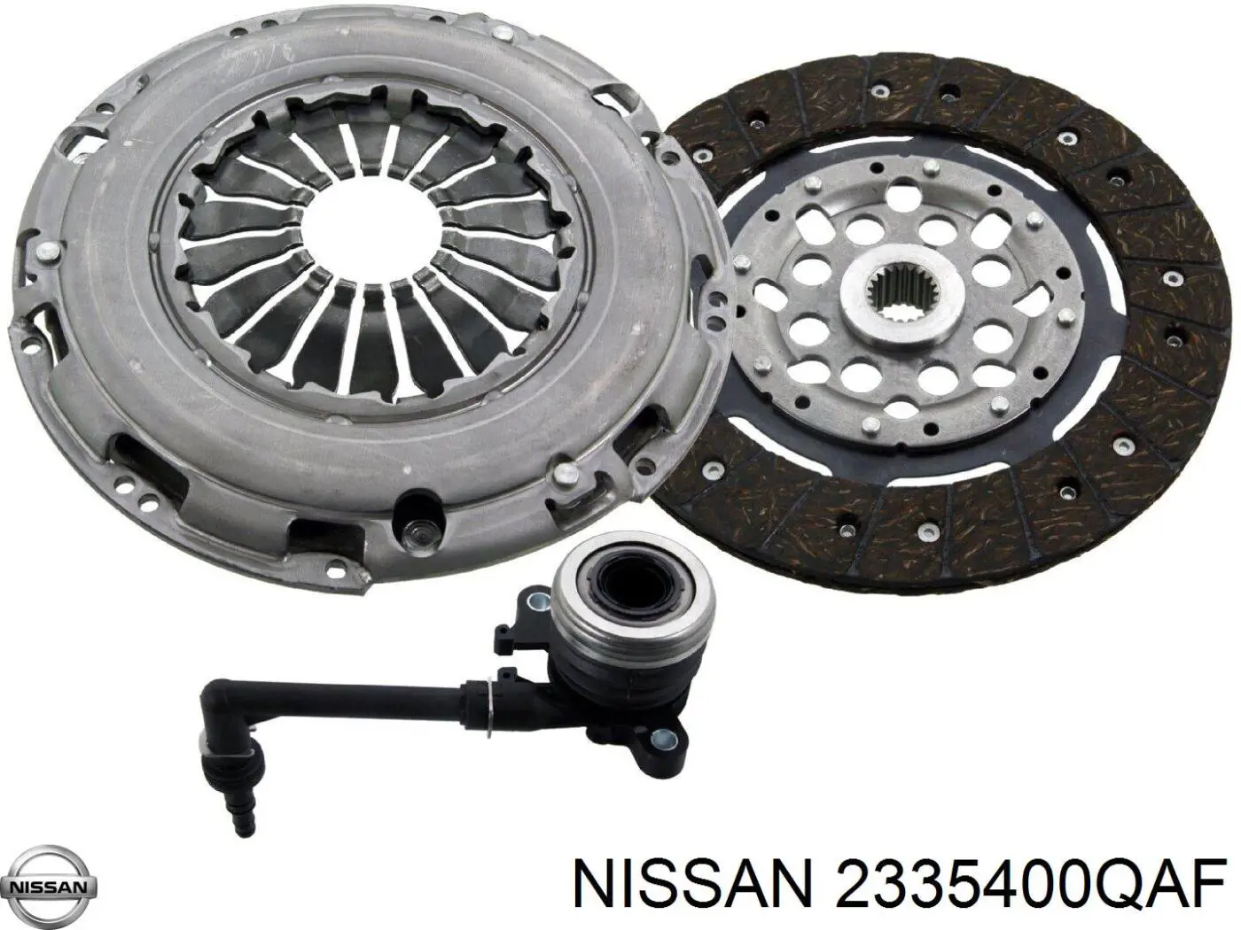 Комплект зчеплення (3 частини) 2335400QAF Nissan