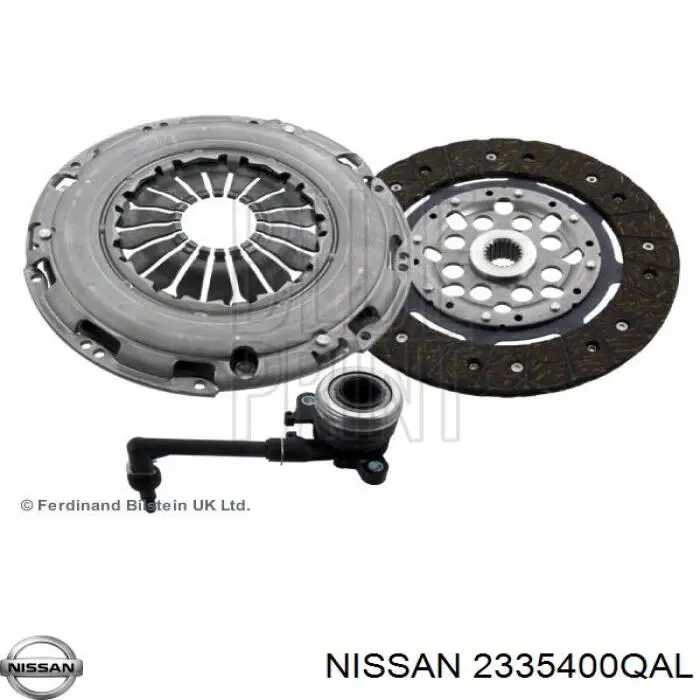 2335400QAL Nissan комплект зчеплення (3 частини)