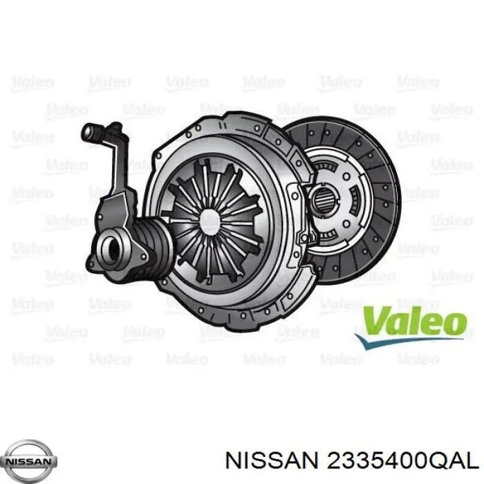 Купити 2335400QAL Nissan/Infiniti Комплект зчеплення (диск, корзина, підшипник)