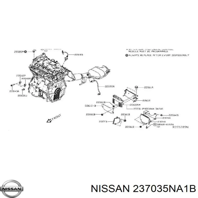  237035NA1B Nissan