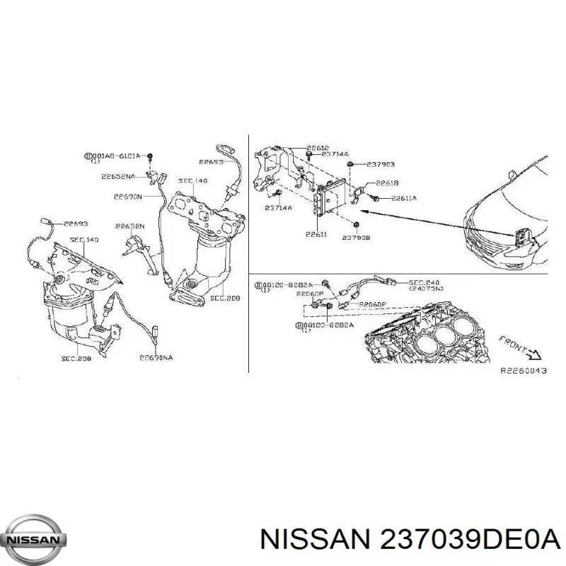 Блок електронного управління на Nissan Murano  Z52