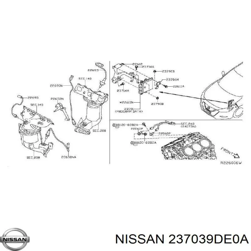 ЕБУ Nissan Murano позашляховик (Z52) (2014 - 2024) ціна, від 190.05 USD