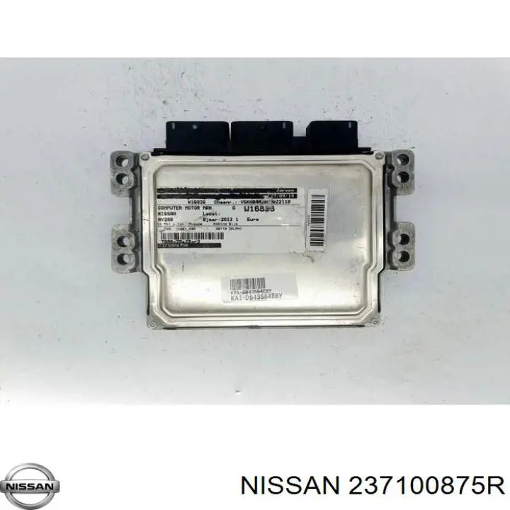 Електронний блок керування двигуном 237100875R Nissan/Infiniti