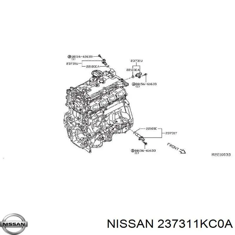 Датчик обертів колінвалу Nissan/Infiniti 237311KC0A ціна, від 22.86 USD