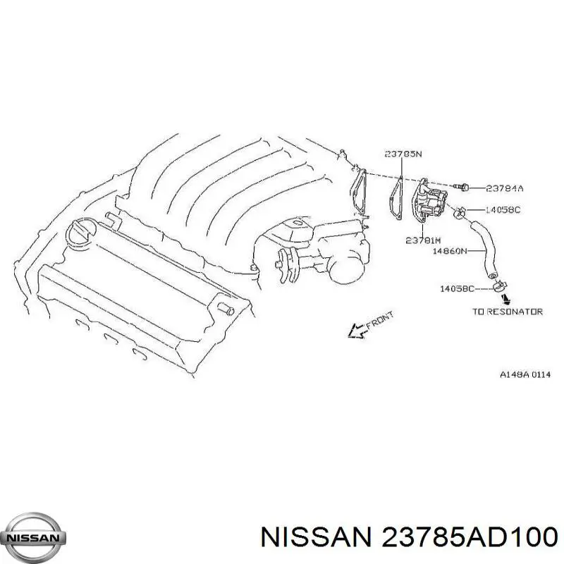 Купити 23785AD100 Nissan/Infiniti 