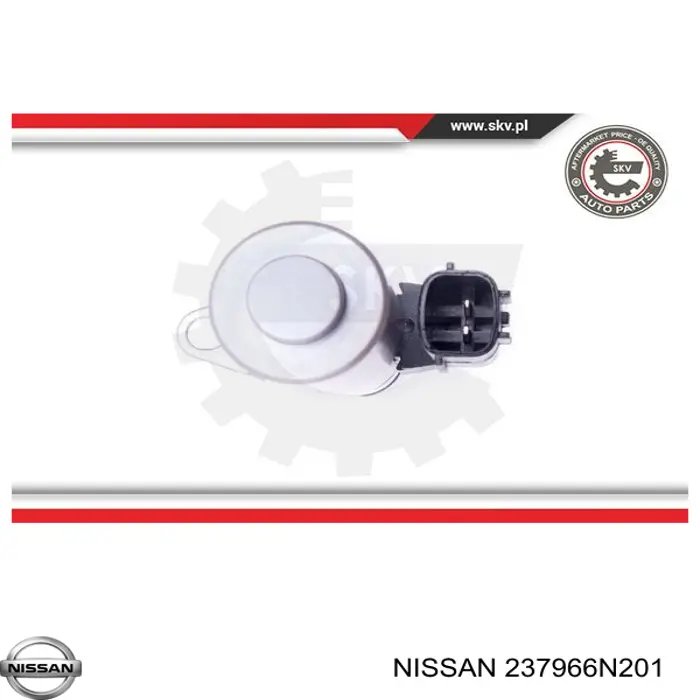 237966N201 Nissan клапан електромагнітний положення (фаз розподільного валу, лівий)