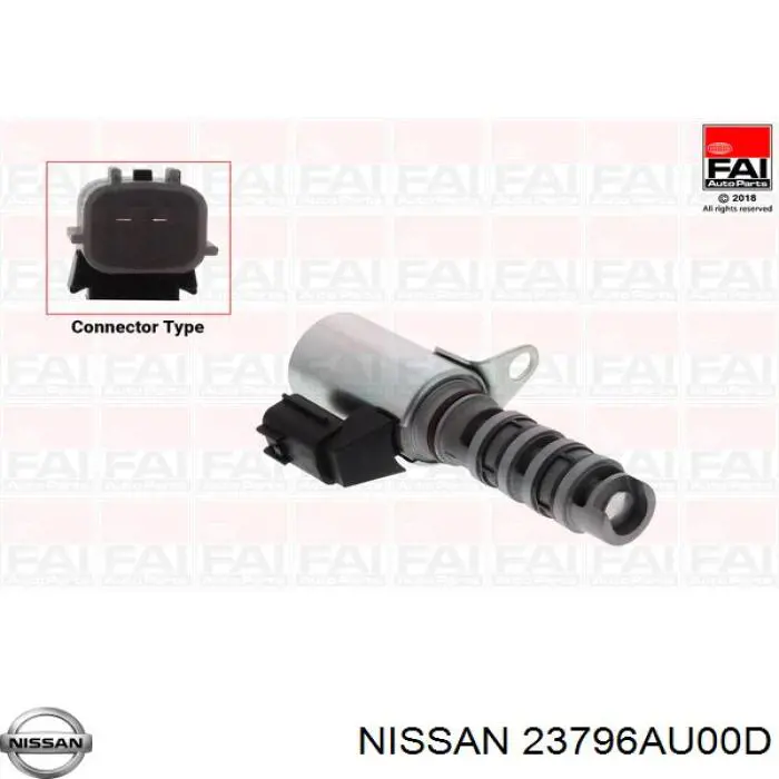 Купити 23796AU00D Nissan/Infiniti Клапан електромагнітний положення (фаз) розподільного валу, лівий
