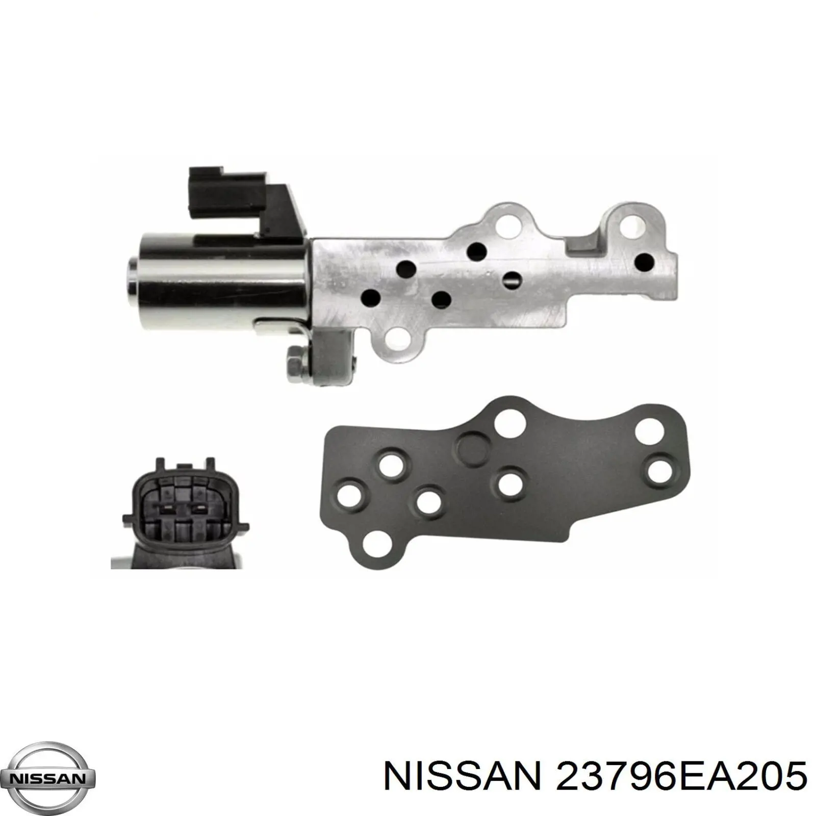 23796EA205 Nissan клапан електромагнітний положення (фаз розподільного валу, лівий)