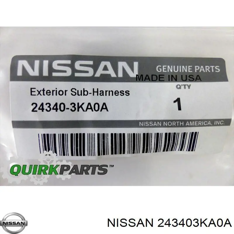 Купити 243403KA0A Nissan/Infiniti 