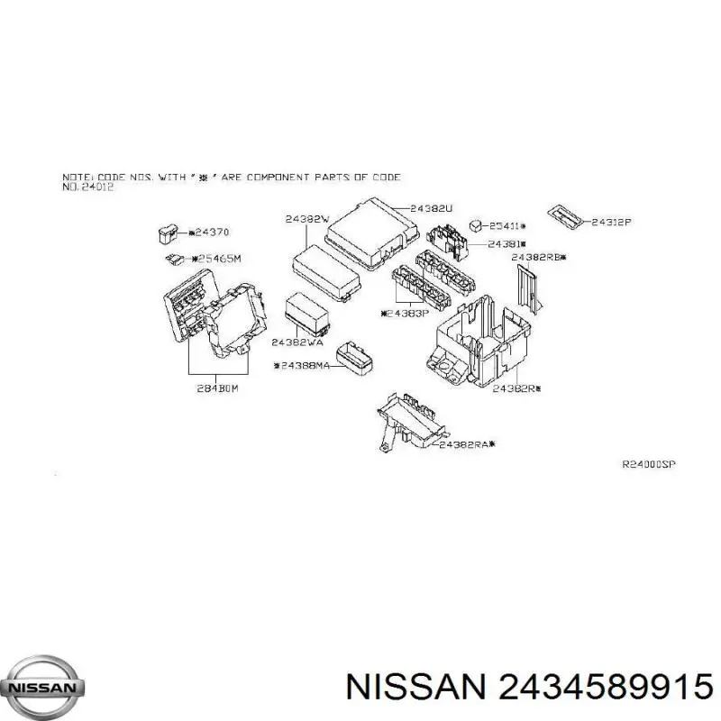 Купити 2434589915 Nissan/Infiniti 