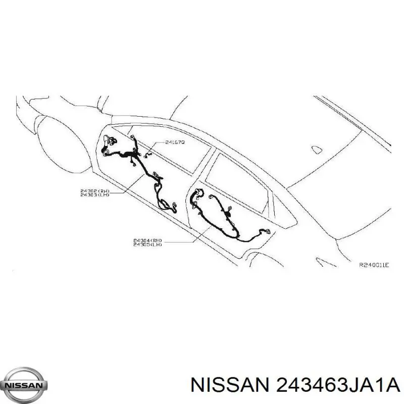  Nissan/Infiniti 243463JA1A ціна, від 15.51 USD