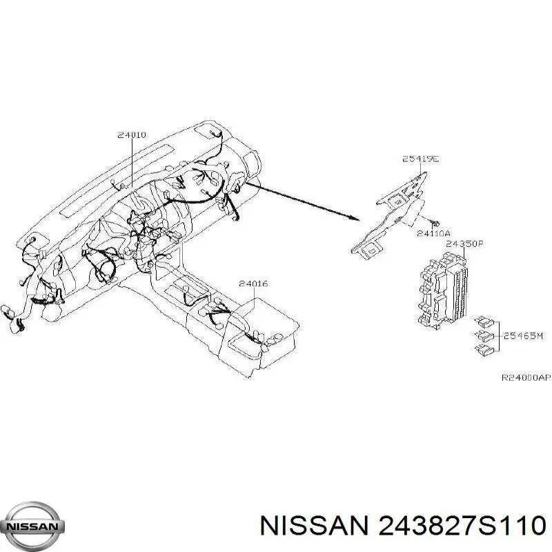  Nissan/Infiniti 243827S110 ціна, від 17.73 USD
