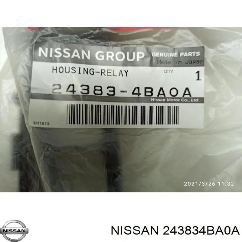 Nissan/Infiniti 243834BA0A ціна, від 15.20 USD