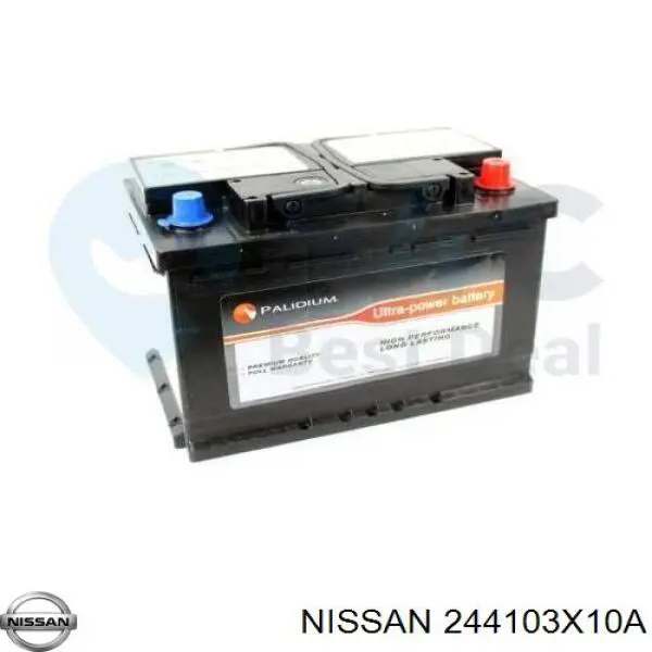 Купити Купити Акумулятор Nissan Ємність 70А/г Напруга 12В 244103X10A
