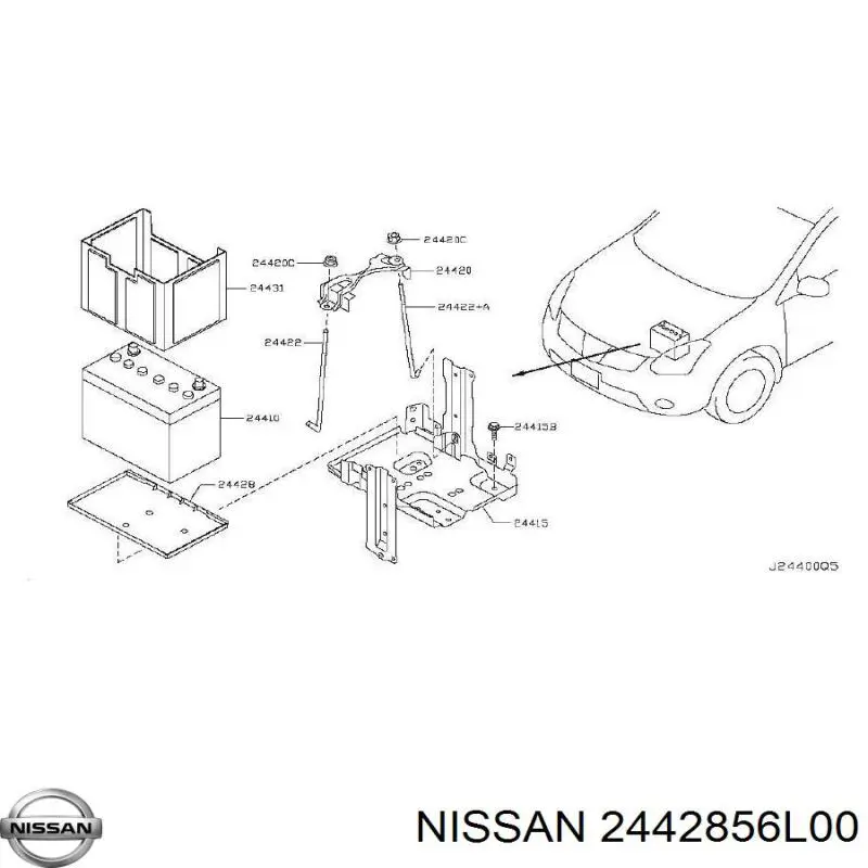  2442856L00 Nissan