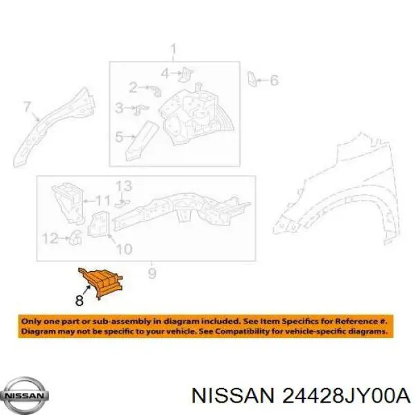 Купити 24428JY00A Nissan/Infiniti 