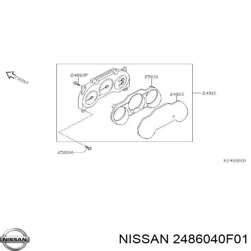 Купити 2486040F01 Nissan/Infiniti 