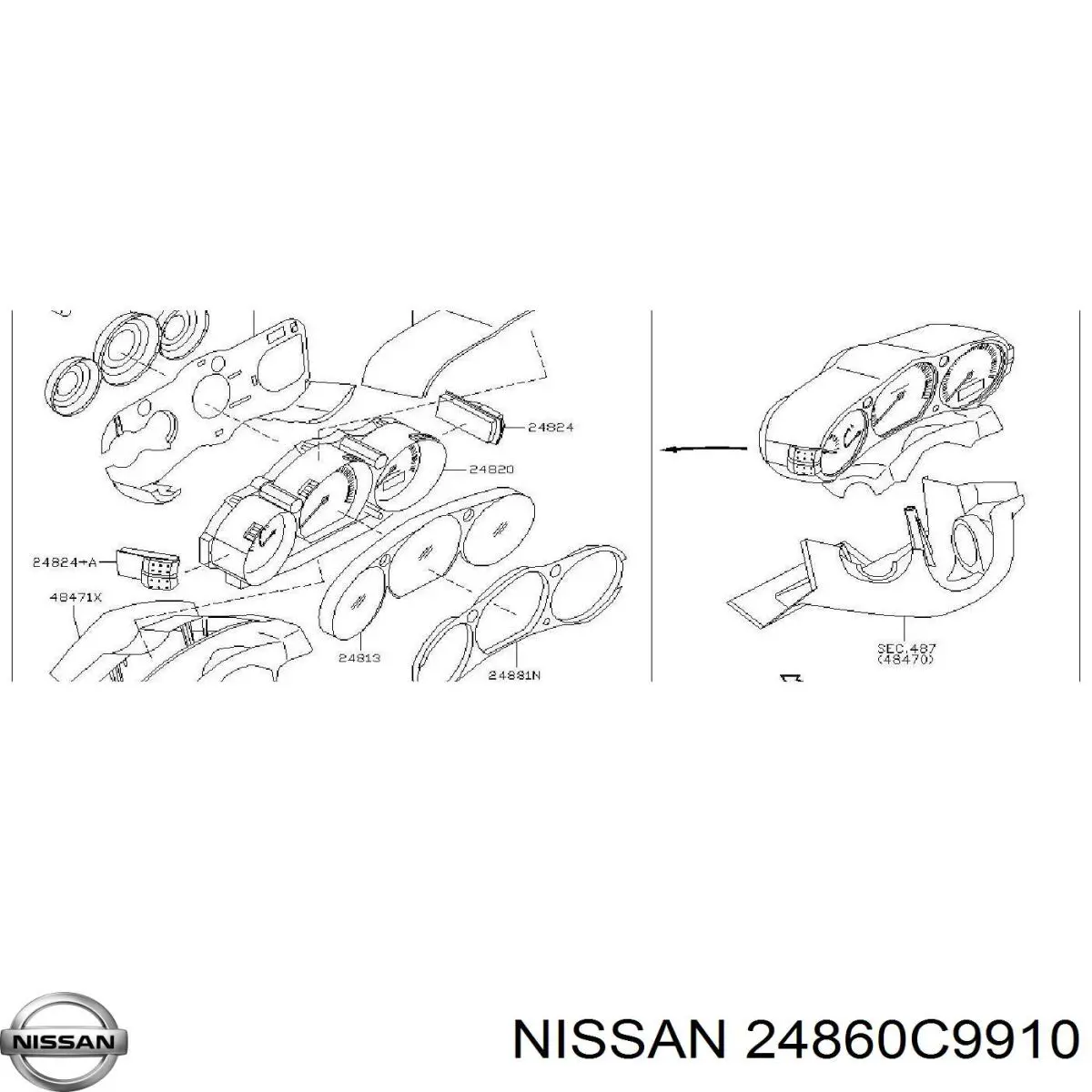  Лампочка щитка / панелі приладів Nissan Maxima 