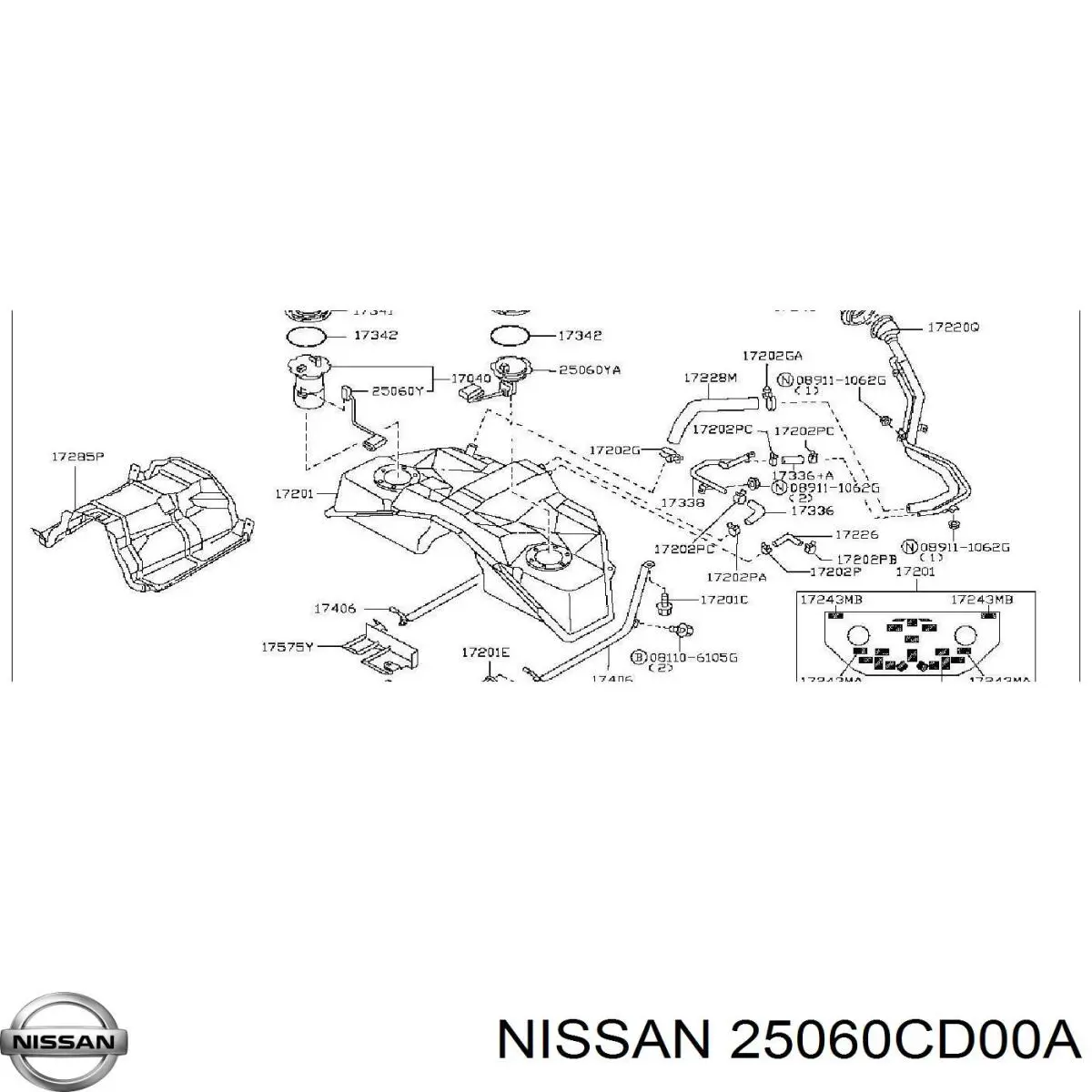 25060CD00A Nissan/Infiniti 