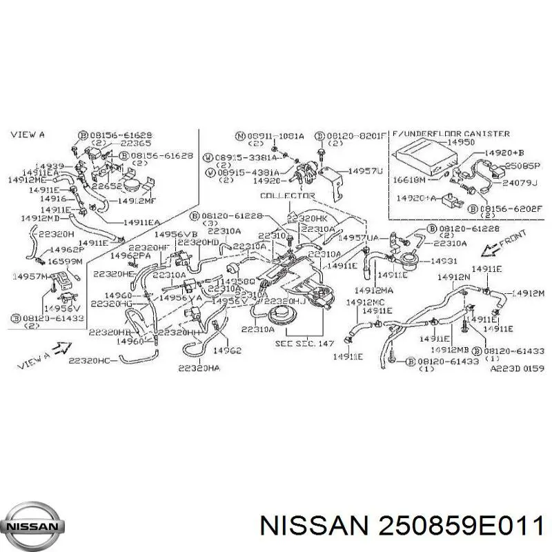 250859E011 Nissan/Infiniti 