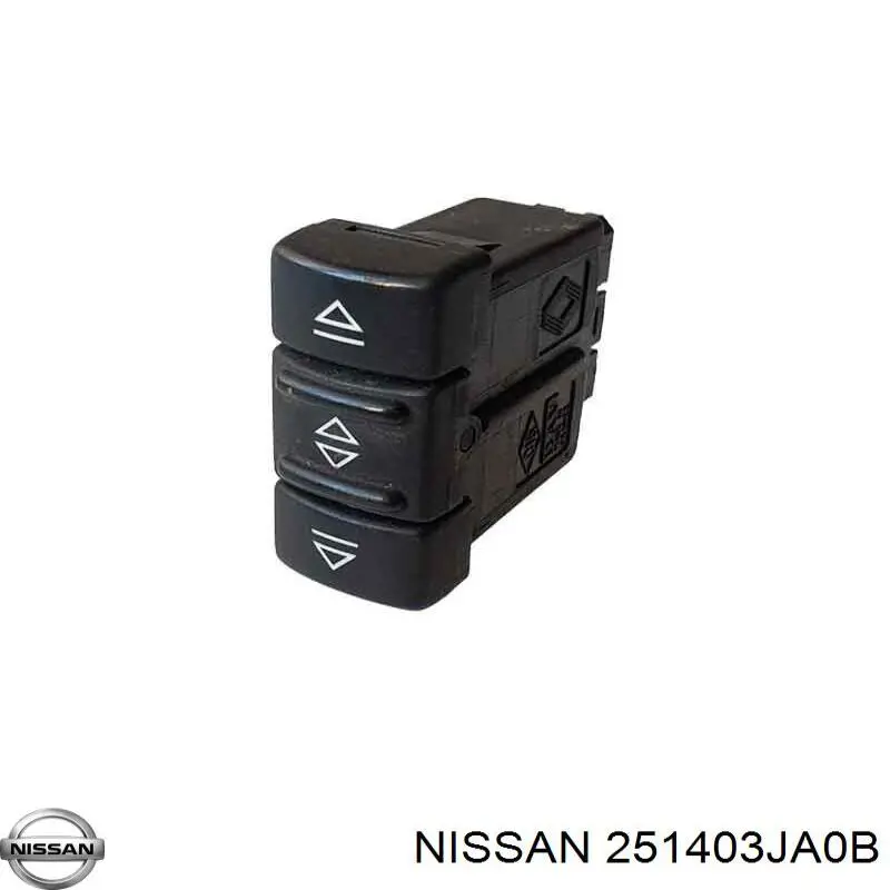251403JA0B Nissan/Infiniti Кнопка салону приводу замка 3/5 дверей (ляди) / кришки багажника