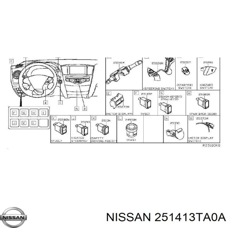 251413TA0A Nissan/Infiniti 