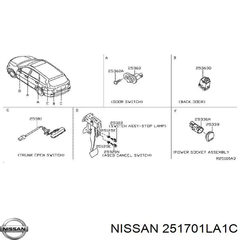 251701LA1C Nissan/Infiniti 