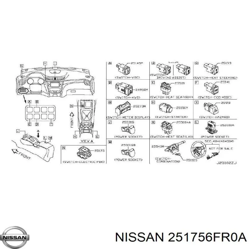  251756FR0A Nissan