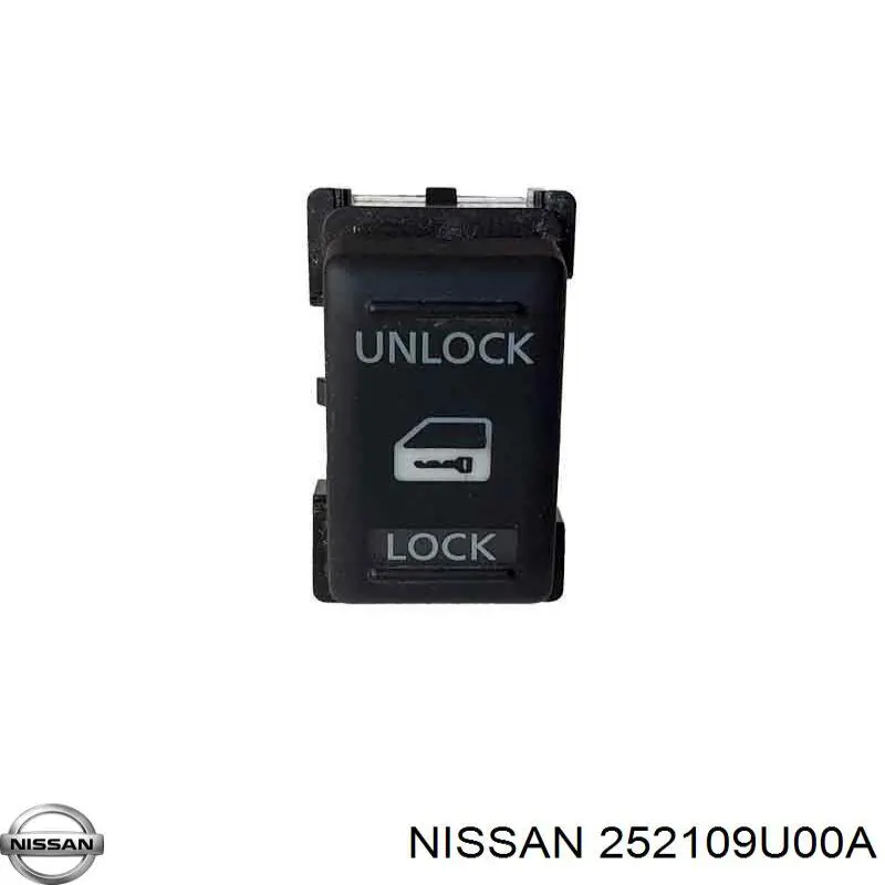 Вимикач центрального замка Nissan/Infiniti 252109U00A ціна, від 18.28 USD