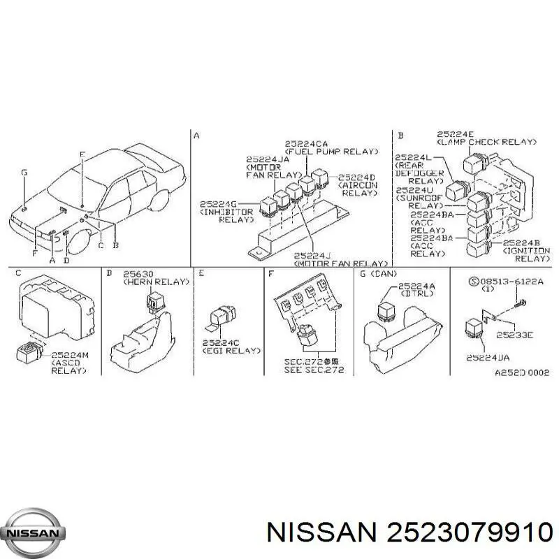 Купити 2523079910 Nissan/Infiniti 