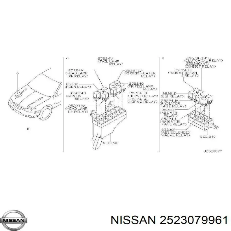  2523079971 Nissan