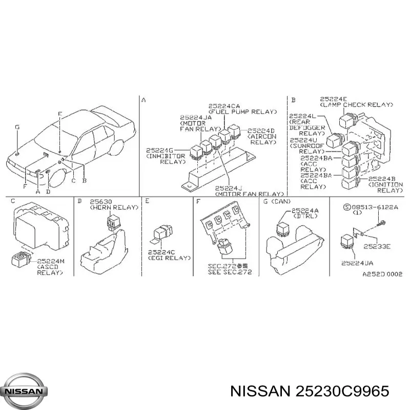  25230C9965 Nissan