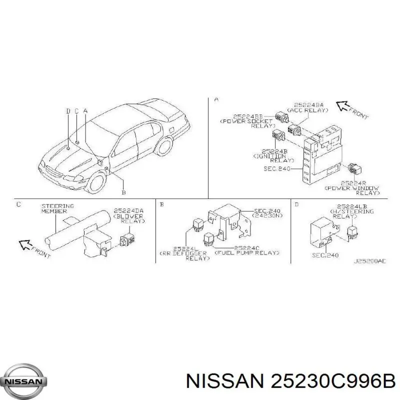  Nissan/Infiniti 25230C9972