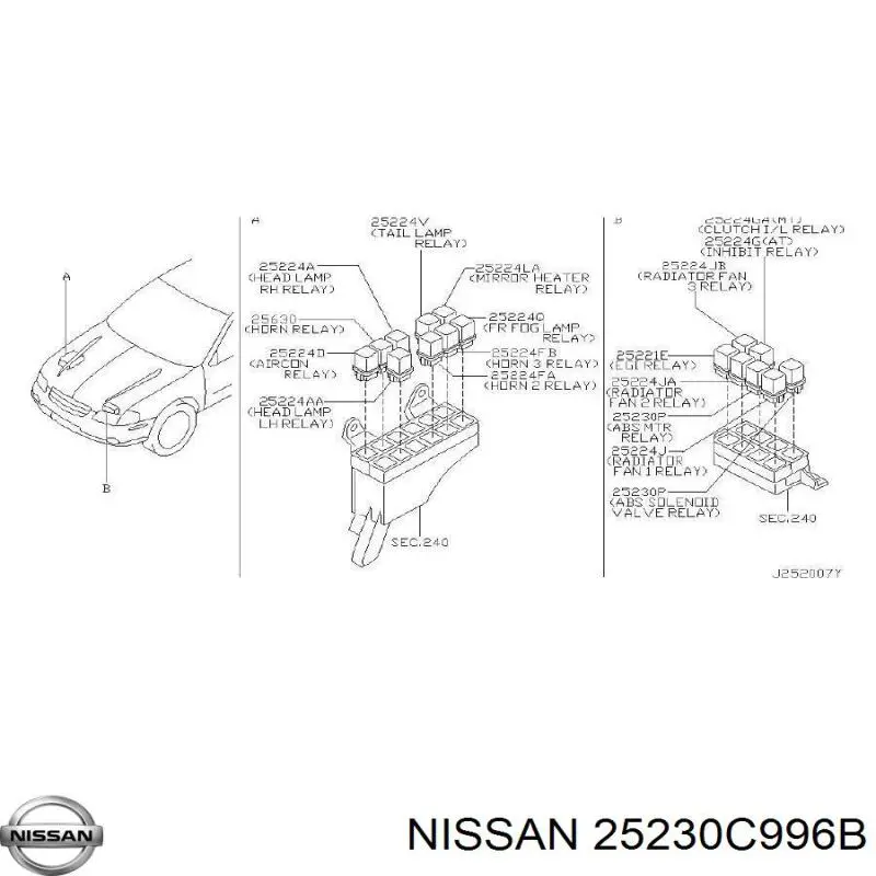 25230C996B Nissan/Infiniti 