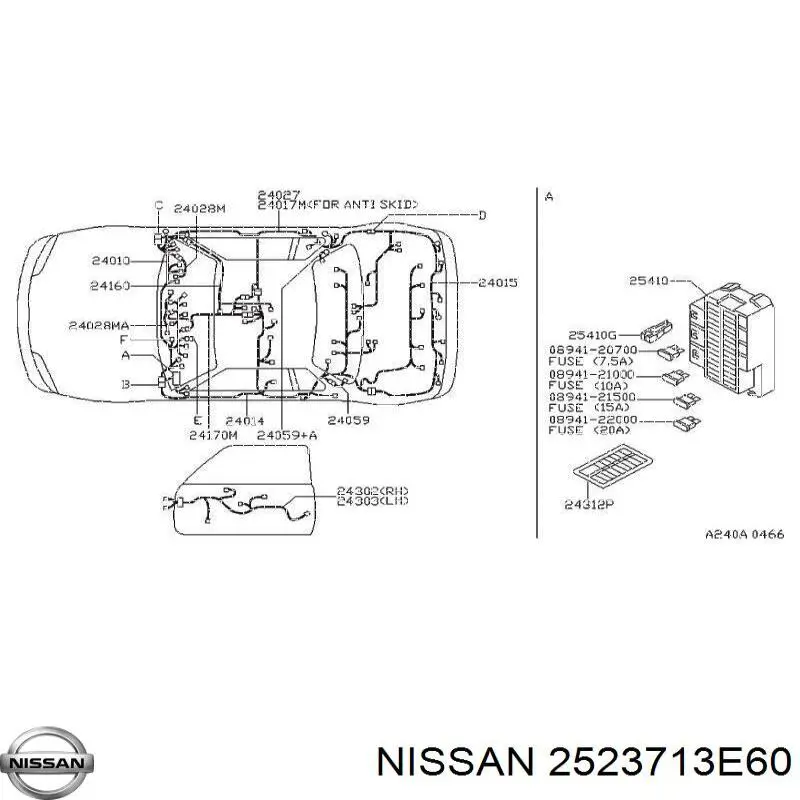 2523713E60 Nissan/Infiniti 