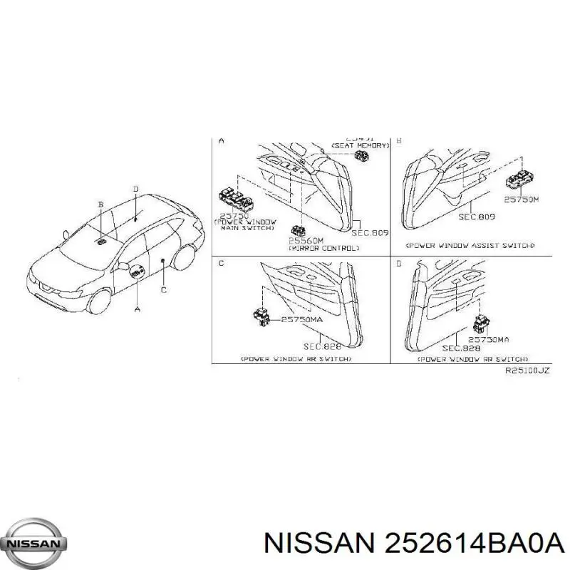 252614BA0A Nissan/Infiniti 