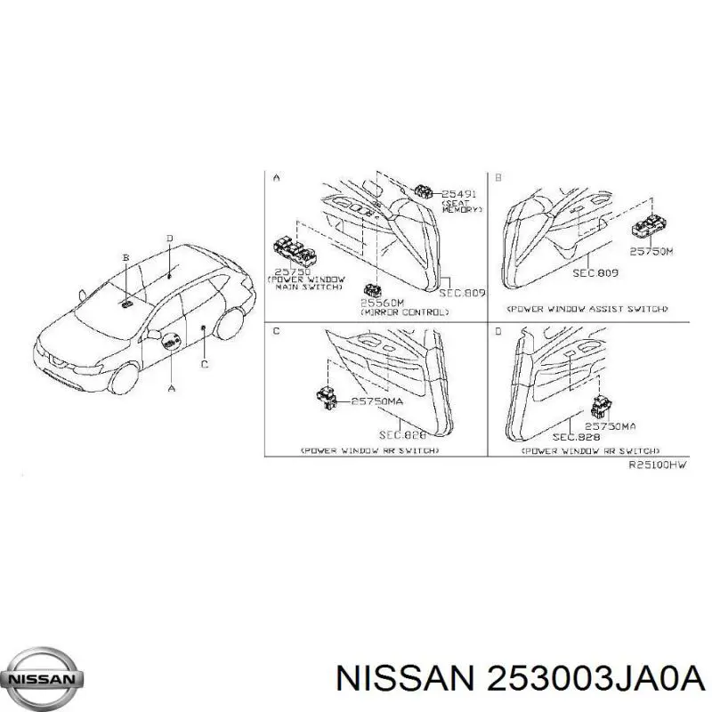  253003JA0A Nissan/Infiniti