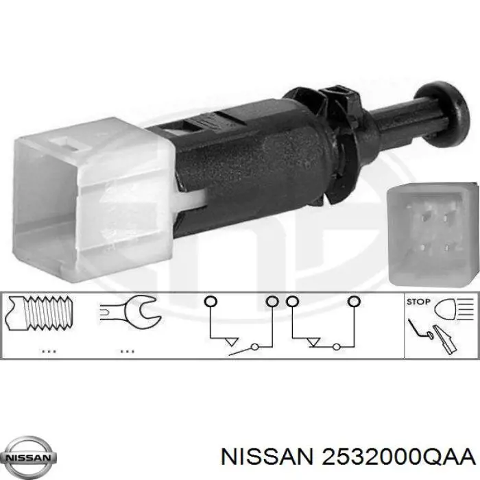 Жабка тормозу 2532000QAA Nissan/Infiniti