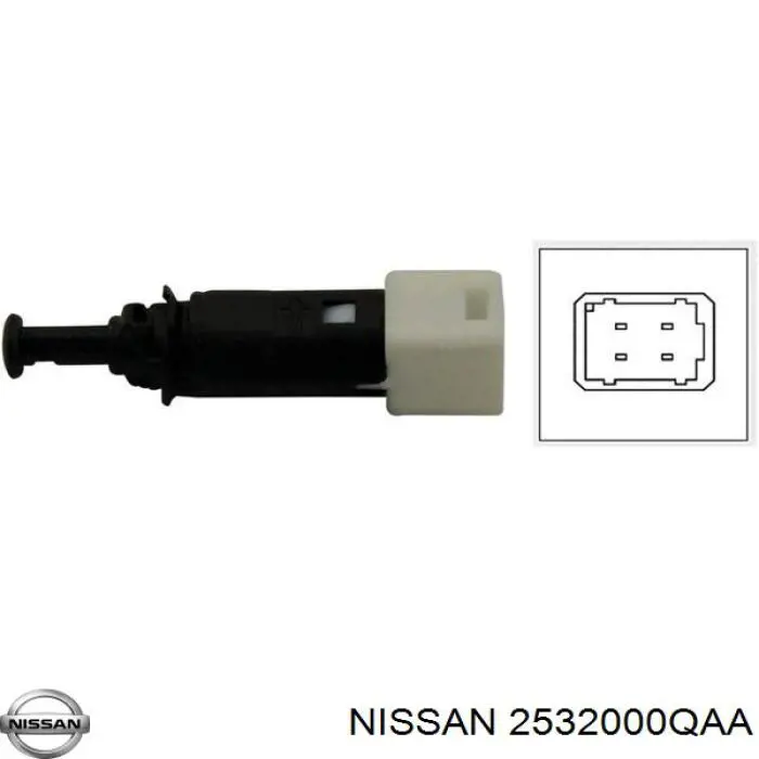 2532000QAA Nissan датчик включення стопсигналу