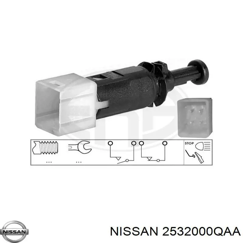 2532000QAA Nissan/Infiniti Лягушка стоп-сигналу